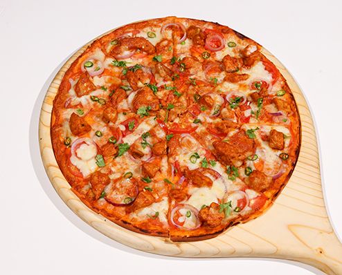 BUTTER CHICKEN PIZZA